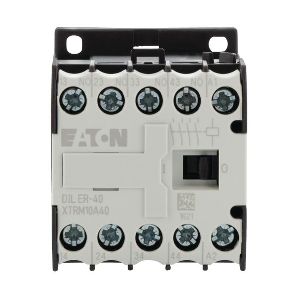 Contactor relay, 110 V 50/60 Hz, N/O = Normally open: 4 N/O, Screw terminals, AC operation image 7