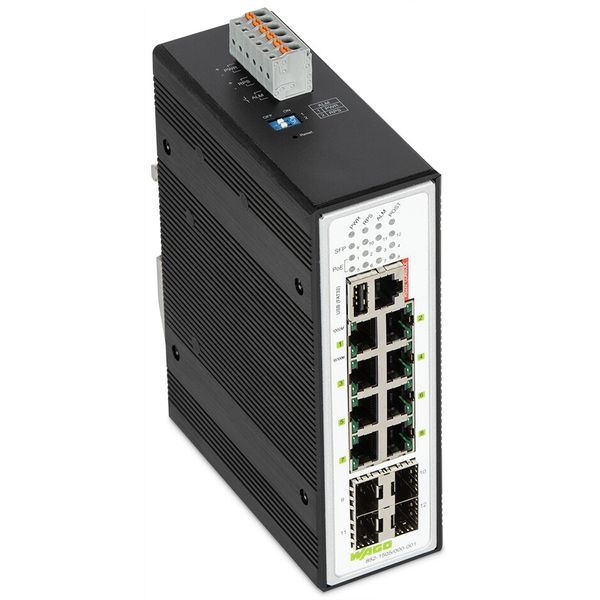 Industrial-Managed-Switch 8-Port 1000BASE-T 4-Slot 1000BASE-SX/LX blac image 2