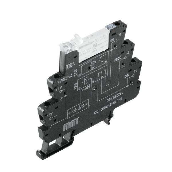 Relay module, 24…230 V UC ±10 %, Green LED, Rectifier, 1 CO contact (A image 2