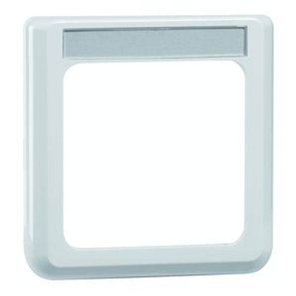 Compacta afdekraam 1-voudig60x60mm, met tekstveld, rood image 1