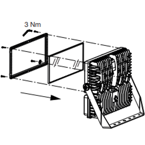 SMART [PRO] e - REPLACEMENT GLASS KIT FOR SYMMETRICAL VERSIONS - 1 MODULE image 1