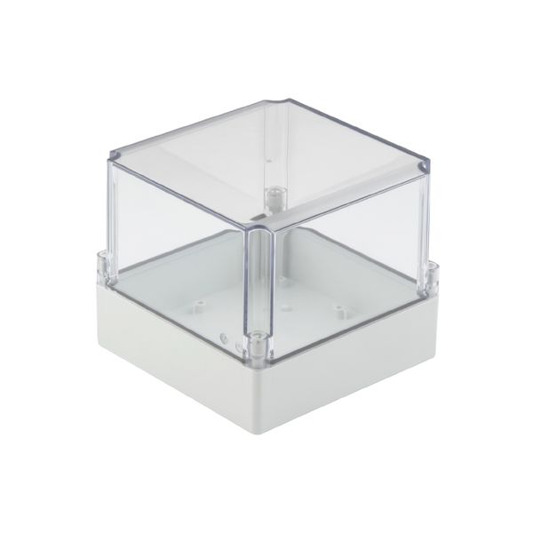 Plastic housing, MPC (polycarbonate empty enclosure), 125 x 125 x 100  image 1