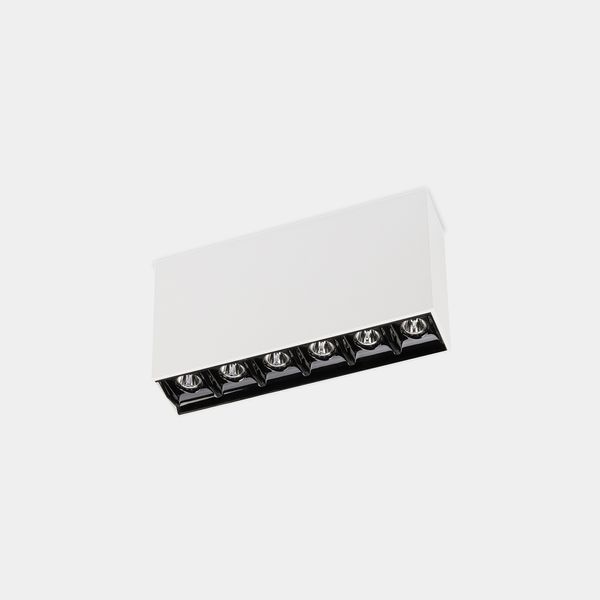 Ceiling fixture Bento Surface 6 LEDS 12.2W LED warm-white 3000K CRI 90 PHASE CUT White IP23 844lm image 1