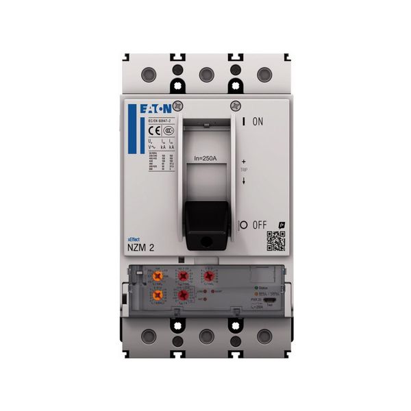 NZM2 PXR20 circuit breaker, 100A, 4p, screw terminal image 3