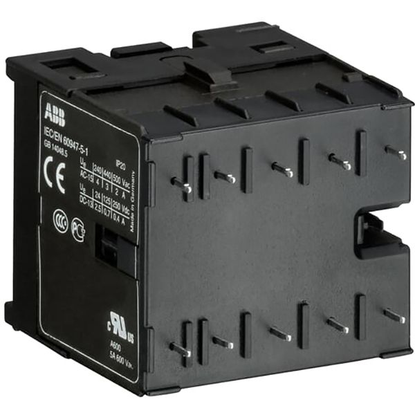 K6-22Z-P-80 Mini Contactor Relay 220-240V 40-450Hz image 1