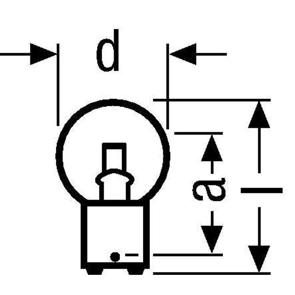 8013 10W 6V BA15D 100X1 OSRAM image 2