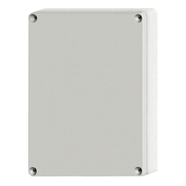 Enclosure ABS, grey cover, 201x163x98 mm, RAL7035 image 1