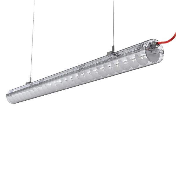 DEVO LOFT LED 32W 4950lm 840 PC louver IP20 red wire image 2