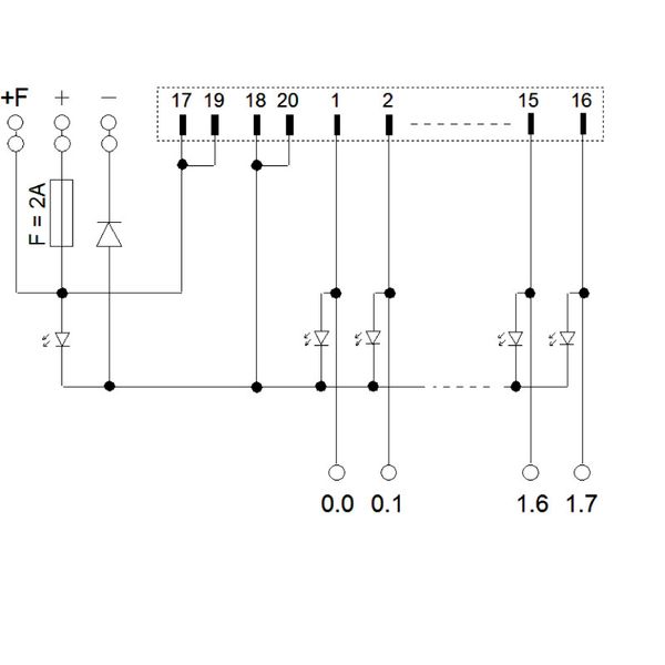 Interface module for system wiring Pluggable connector per DIN 41651 M image 5