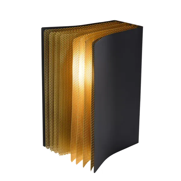 LIVRET Table lamp E14/40W Black/Gold image 1