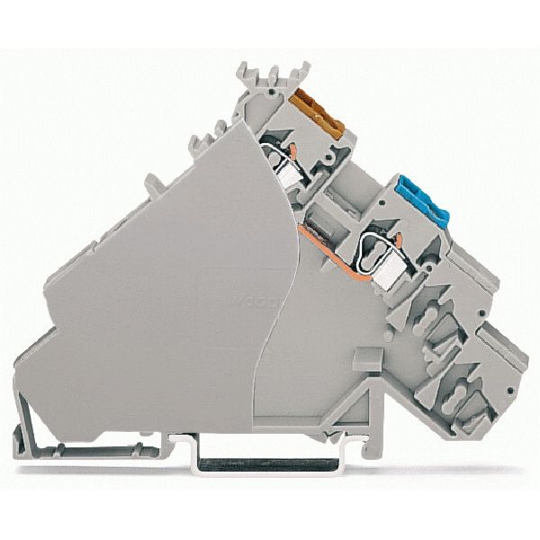 4-conductor sensor supply terminal block with colored conductor entrie image 3