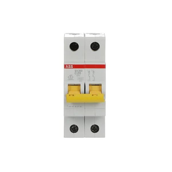 SV202-C20 Miniature Circuit Breaker - 2P - C - 20 A image 1