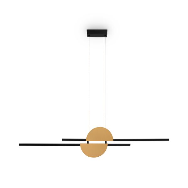 Modern Skyline Pendant lamp Black image 1