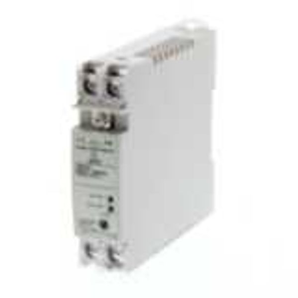 Power supply, plastic case, 22.5 mm wide DIN rail or direct panel moun image 2