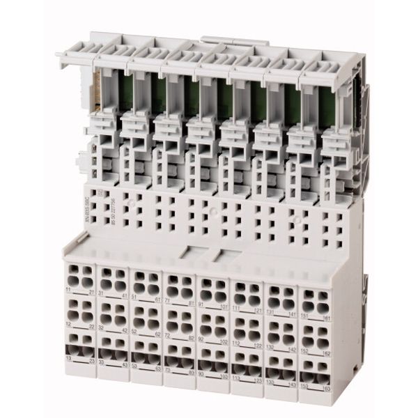 Base module block XI/ON, screw, 3 connection levels, con. to C rail image 1