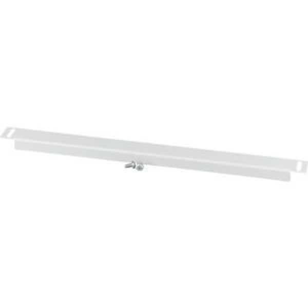 Bottom/Top coverstrip 35mm long, blind, IP20, for 850mm Sectionwidth, grey image 2