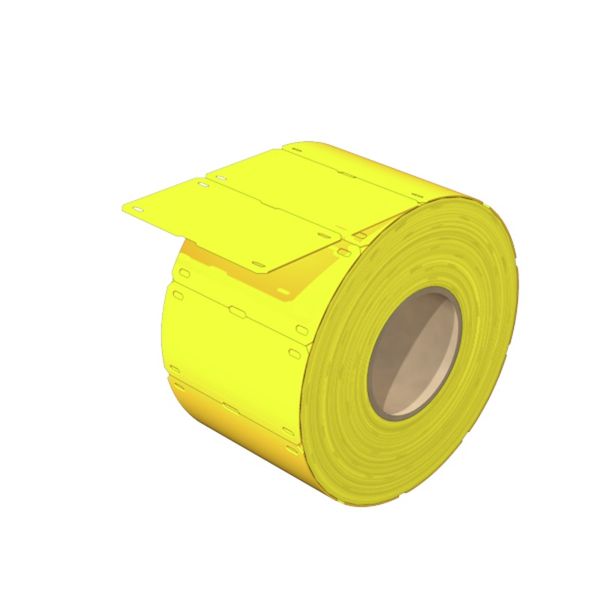 Cable coding system, 7 - , 32 mm, Polyurethane, yellow image 1