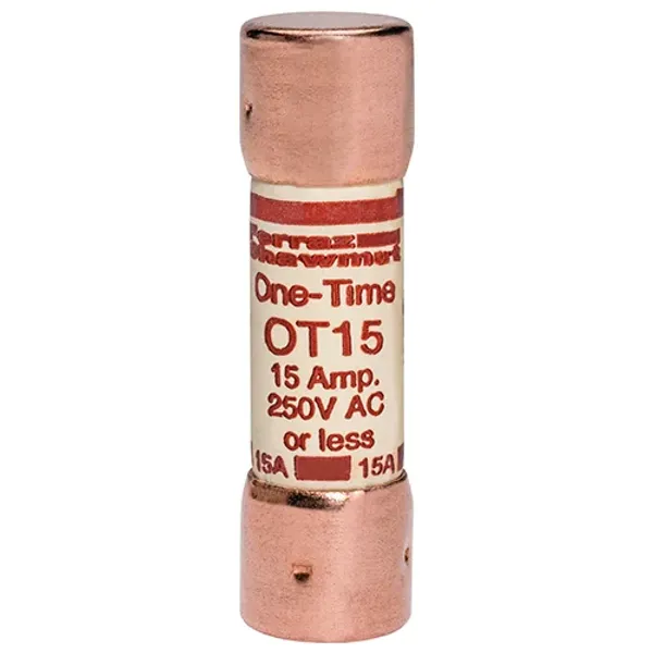 Fuse OT - Class K5 - Fast-Acting 250VAC 250VDC 15A Ferrule image 1