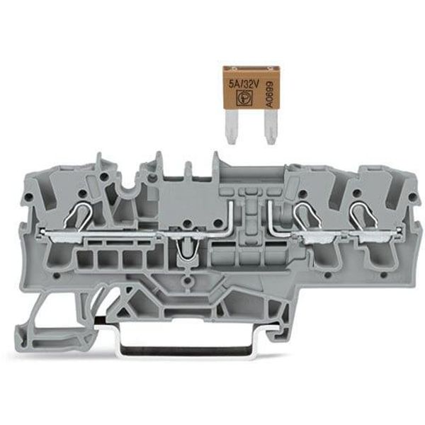 3-conductor fuse terminal block image 1