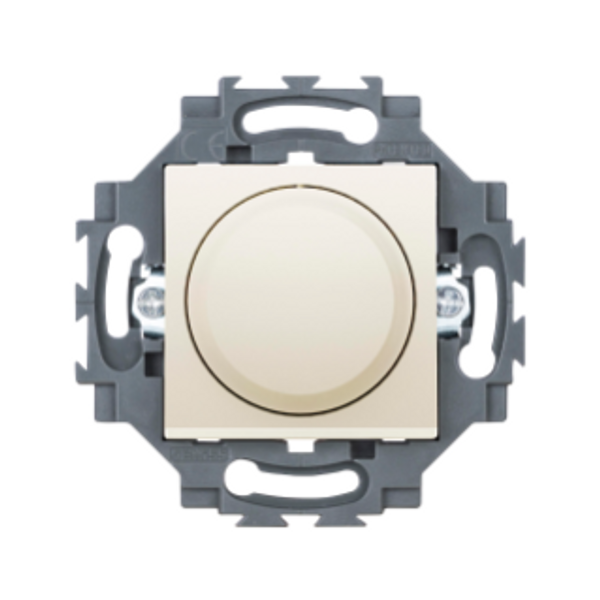 UNIVERSAL ROTATING ELECTRONIC REGULATOR - 230V ac 50 Hz - IVORY - DAHLIA image 1