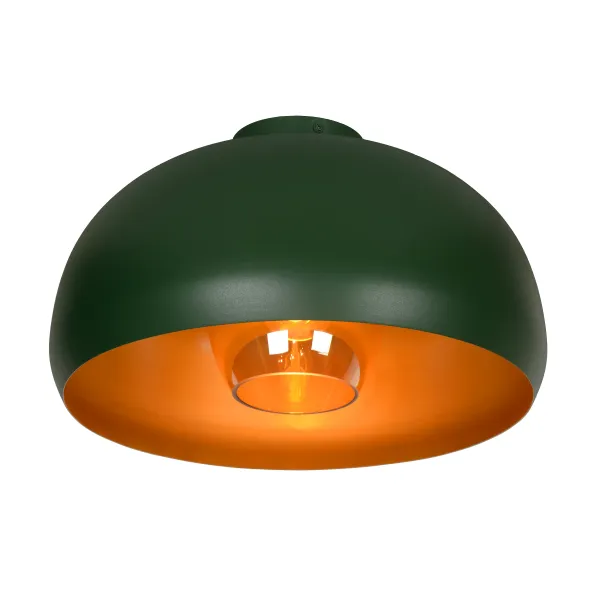 Lucide SHARAN - Flush ceiling light - Ø 38 cm - 1xE27 - Green image 1