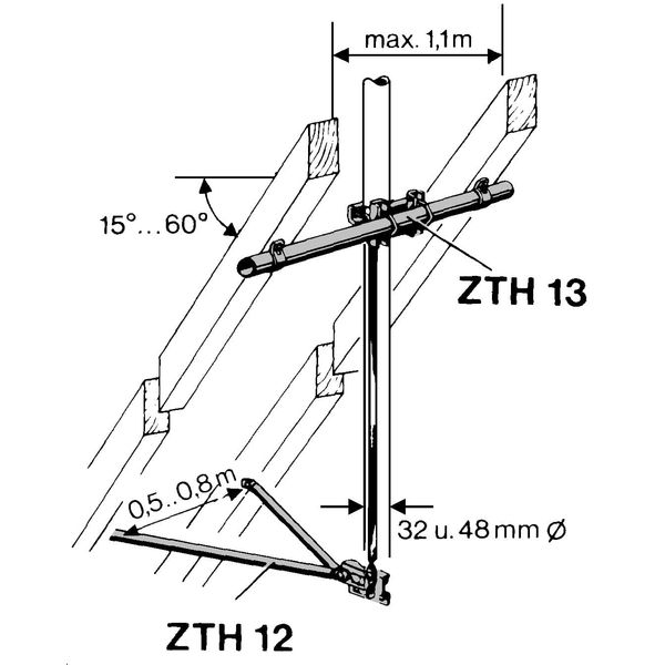 ZTH 13-MAST BRACKET TOP image 1