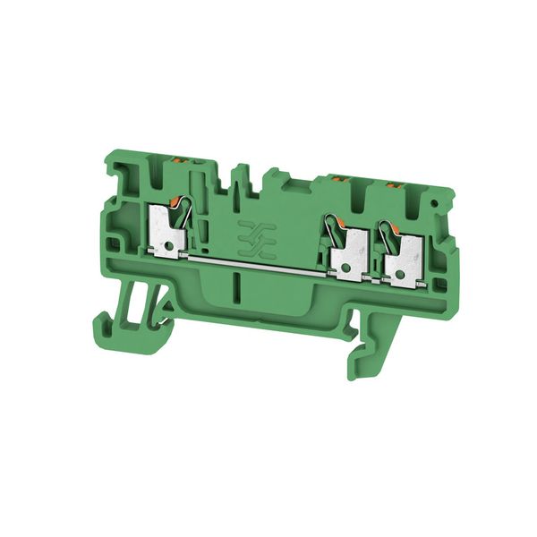 Feed-through terminal block, PUSH IN, 1.5 mm², 500 V, 17.5 A, Number o image 1