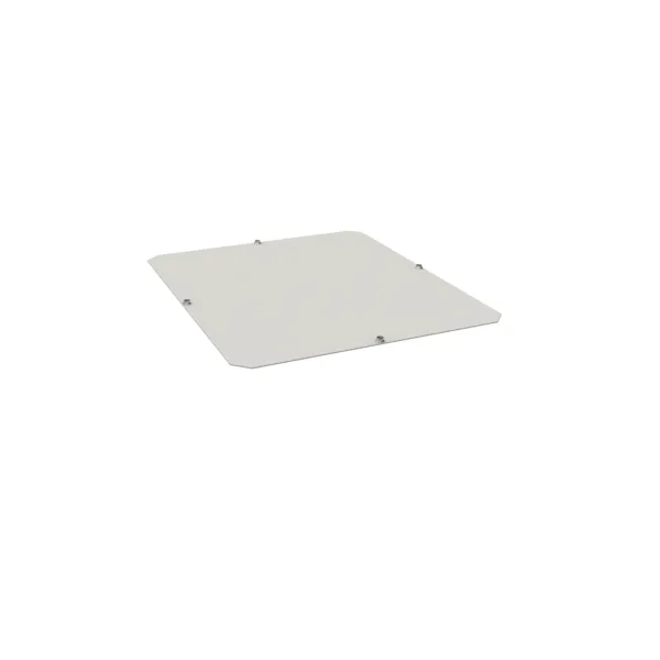 Cable pass plate with precuts, quadro evo, 450x600 mm image 1