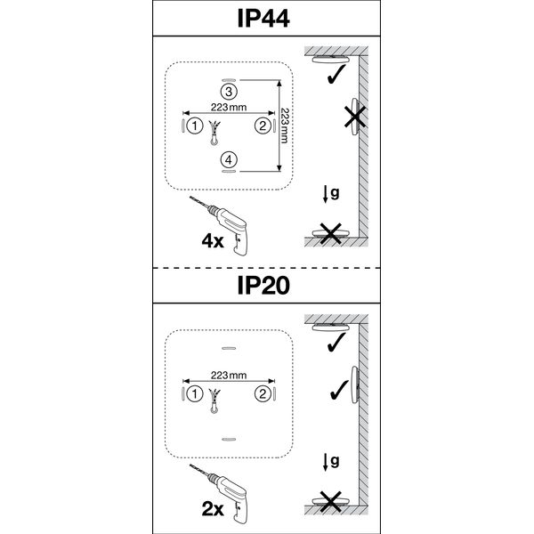 SURFACE SQUARE 330 SENSOR 24W 840 IP44 image 14