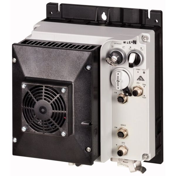 Speed controllers, 8.5 A, 4 kW, Sensor input 4, AS-Interface®, S-7.4 for 31 modules, HAN Q4/2, STO (Safe Torque Off), with fan image 4