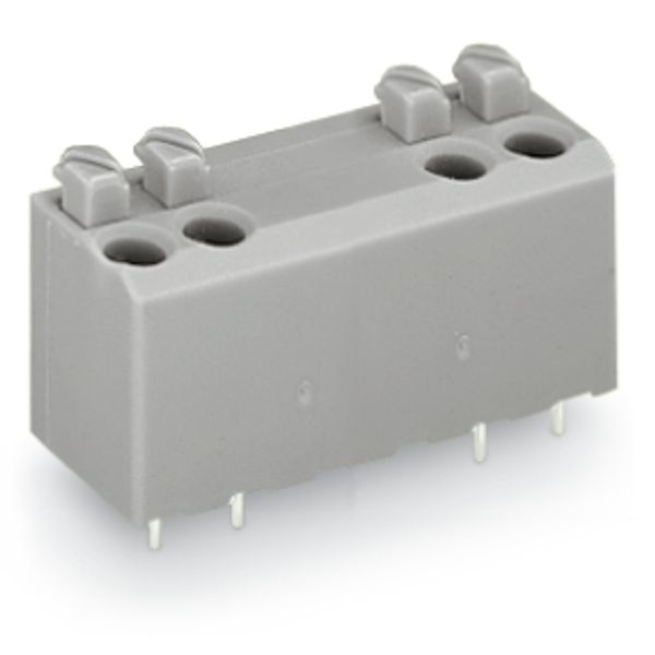 PCB terminal block push-button 1.5 mm² gray image 3