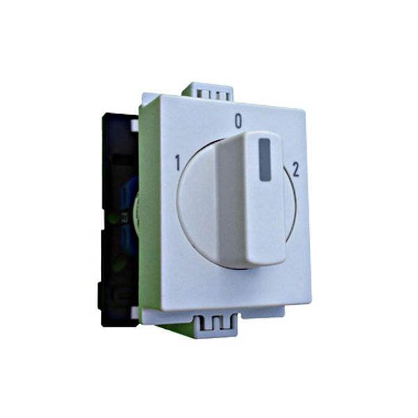 Changeover switch modular 1-pole/10A/1-0-2 image 1