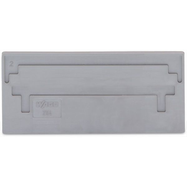 Separator plate 2 mm thick oversized gray image 2