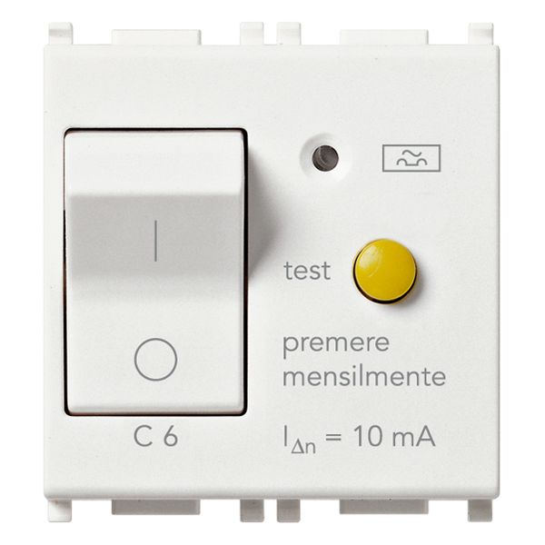 1P+N C6 RCBO 120-230V 10mA white image 1