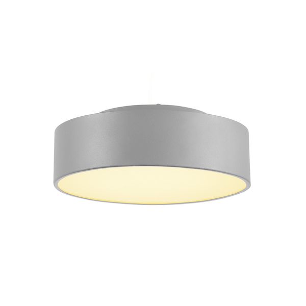 MEDO 30 LED ceiling light, silver-grey, option. suspendable image 1