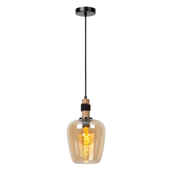 ILONA Pendant light-Amber-Ø18-1xE27-40W-Glass image 1