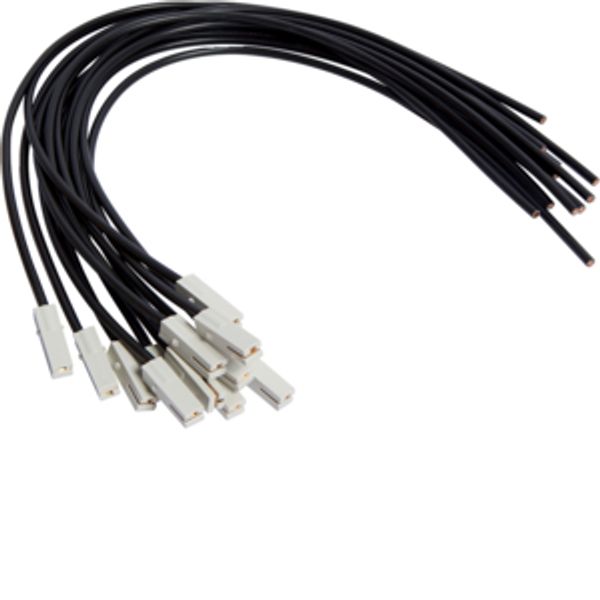 Connecting cable, 500mm, black, 6mm² image 1
