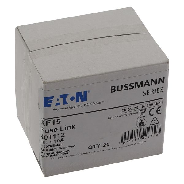 Time fuse-link, LV, 15 A, 15 x 58 mm, ESI 12-6 image 10