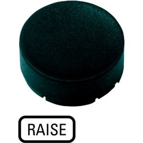 Button plate, raised black, RAISE image 4