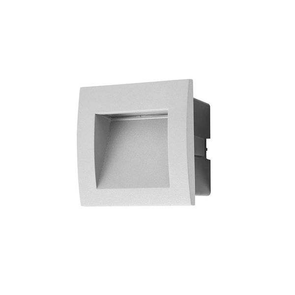 Recessed wall lighting IP65 Face LED 1W 3000K Grey 40lm image 1