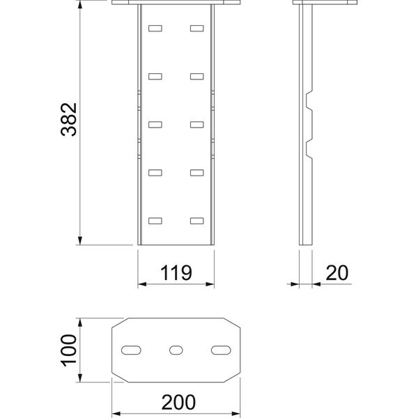 WFP 110 FT Base plate for wide span system 110 image 2