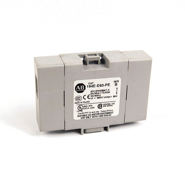 Load Switch, Earthing/Grounding Terminal, 194E-E40/63 image 1