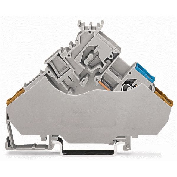 2-conductor actuator terminal block with colored conductor entries 2.5 image 1