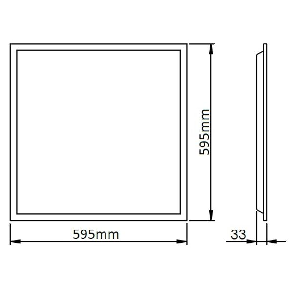 Levanto PLN LED 36W 3600lm 830 IP44 opal M600 image 3