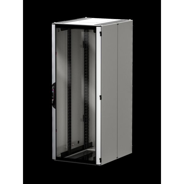 Aluminium glazed door for VX IT, 800x2000 mm, RAL 9005 image 1