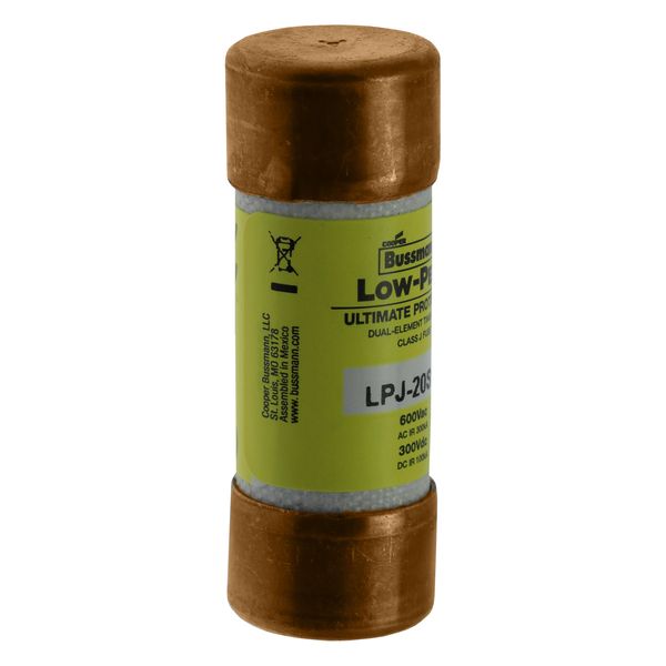 Fuse-link, LV, 20 A, AC 600 V, 21 x 57 mm, J, UL, time-delay image 6