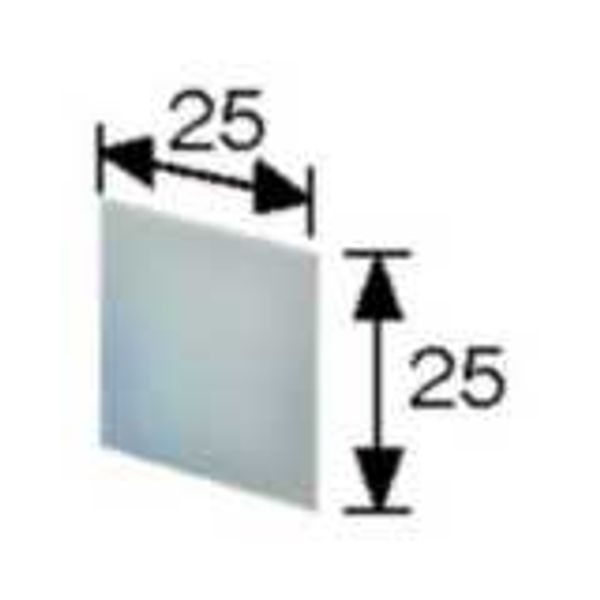 Microtriple reflector 25x25mm, self-adhesive image 1