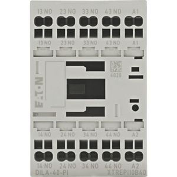 Contactor relay, 24 V DC, 4 N/O, Push in terminals, DC operation image 10