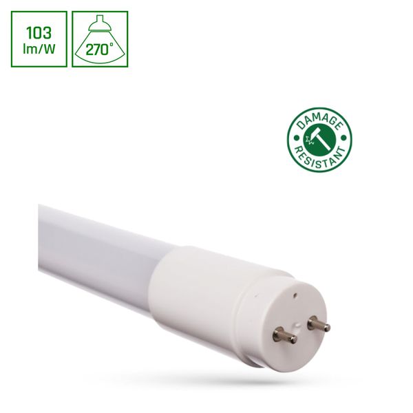 LED TUBE T8 SMD 2835 22W NW 28X1500 NANO-PLASTIC SPECTRUM image 1