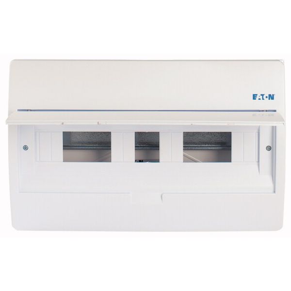 ECO Compact distribution board, flush mounting, 1-rows, 18 MU, IP40 image 1